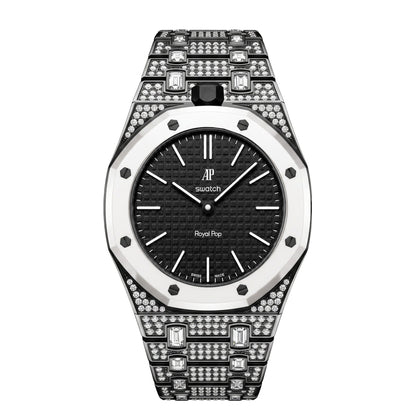 [LunaMar]Royal Oak Pop Exclusive Bioceramic Case & Bioceramic Strap Full Diamond