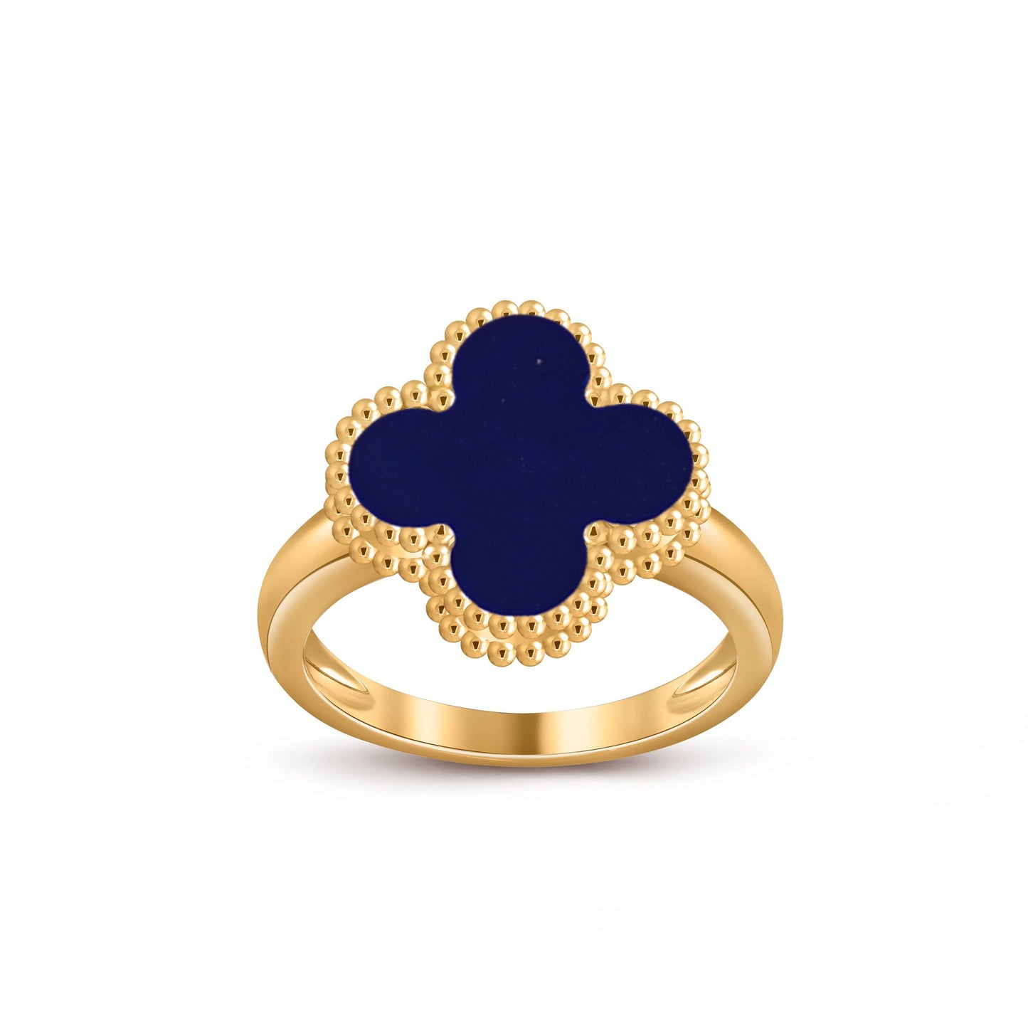 [LunaMar]LUCKY CLOVER VINTAGE GOLD RING COLLECTION