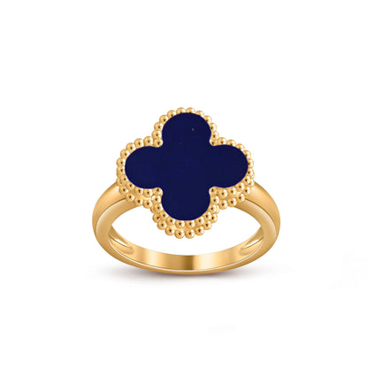 [LunaMar]LUCKY CLOVER VINTAGE GOLD RING COLLECTION