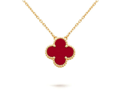 [LunaMar]15MM CLOVER FLOWER PENDANT NECKLACE COLLECTION