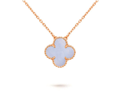 [LunaMar]15MM CLOVER FLOWER PENDANT NECKLACE COLLECTION