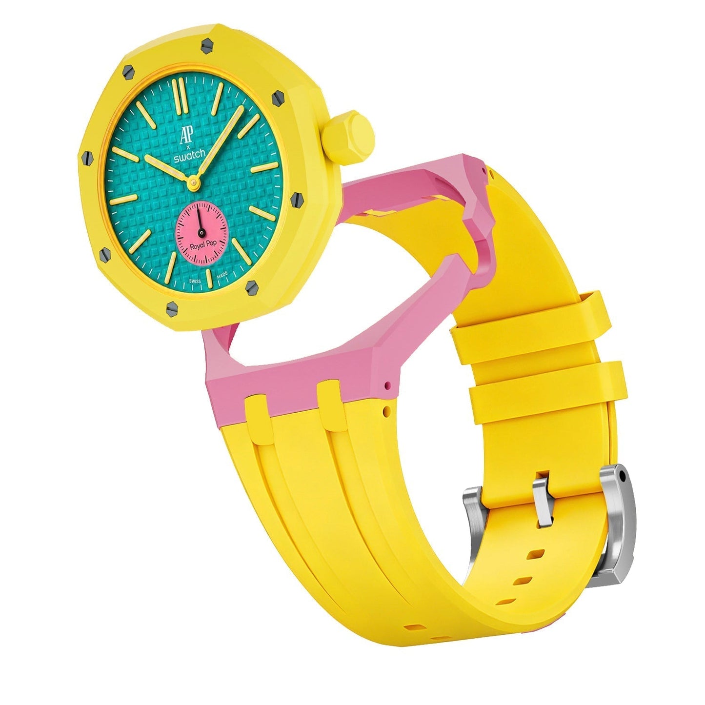 [LunaMar]Royal Oak Pop Exclusive Bioceramic Case & Silicone Strap Mix Color