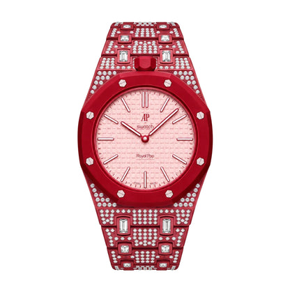 [LunaMar]Royal Oak Pop Exclusive Bioceramic Case & Bioceramic Strap Full Diamond