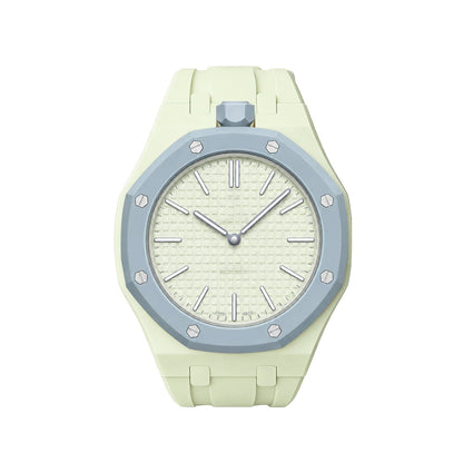 [LunaMar]OAK POP EXCLUSIVE CREAMY YELLOW SILICONE STRAP
