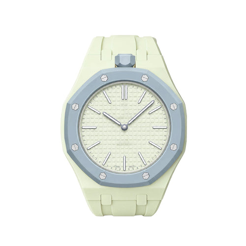 [LunaMar]OAK POP EXCLUSIVE CREAMY YELLOW SILICONE STRAP