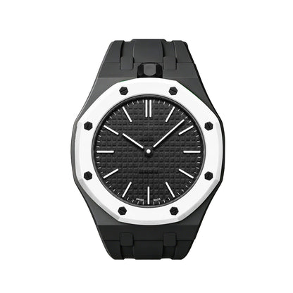 [LunaMar]OAK POP EXCLUSIVE BLACK SILICONE STRAP