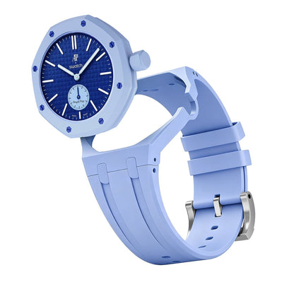 [LunaMar]OAK POP EXCLUSIVE LIGHT BLUE SILICONE STRAP