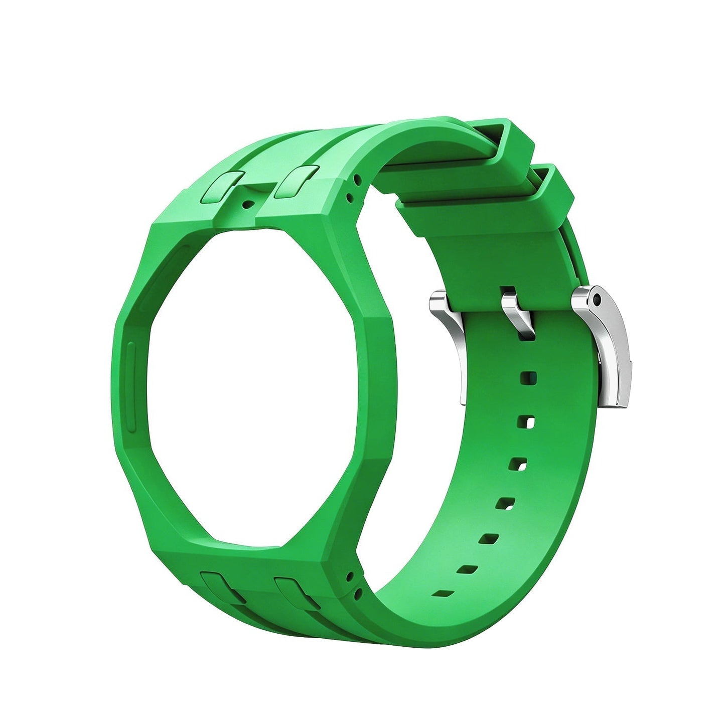 [LunaMar]OAK POP EXCLUSIVE GREEN SILICONE STRAP