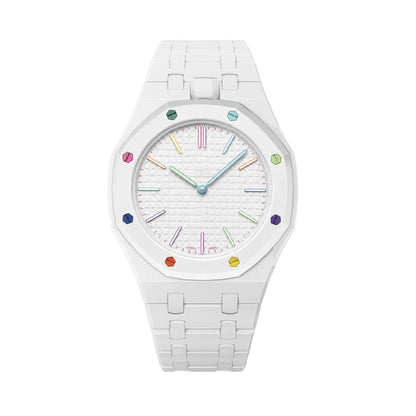 [LunaMar]OAK POP EXCLUSIVE WHITE BIOCERAMIC STRAP