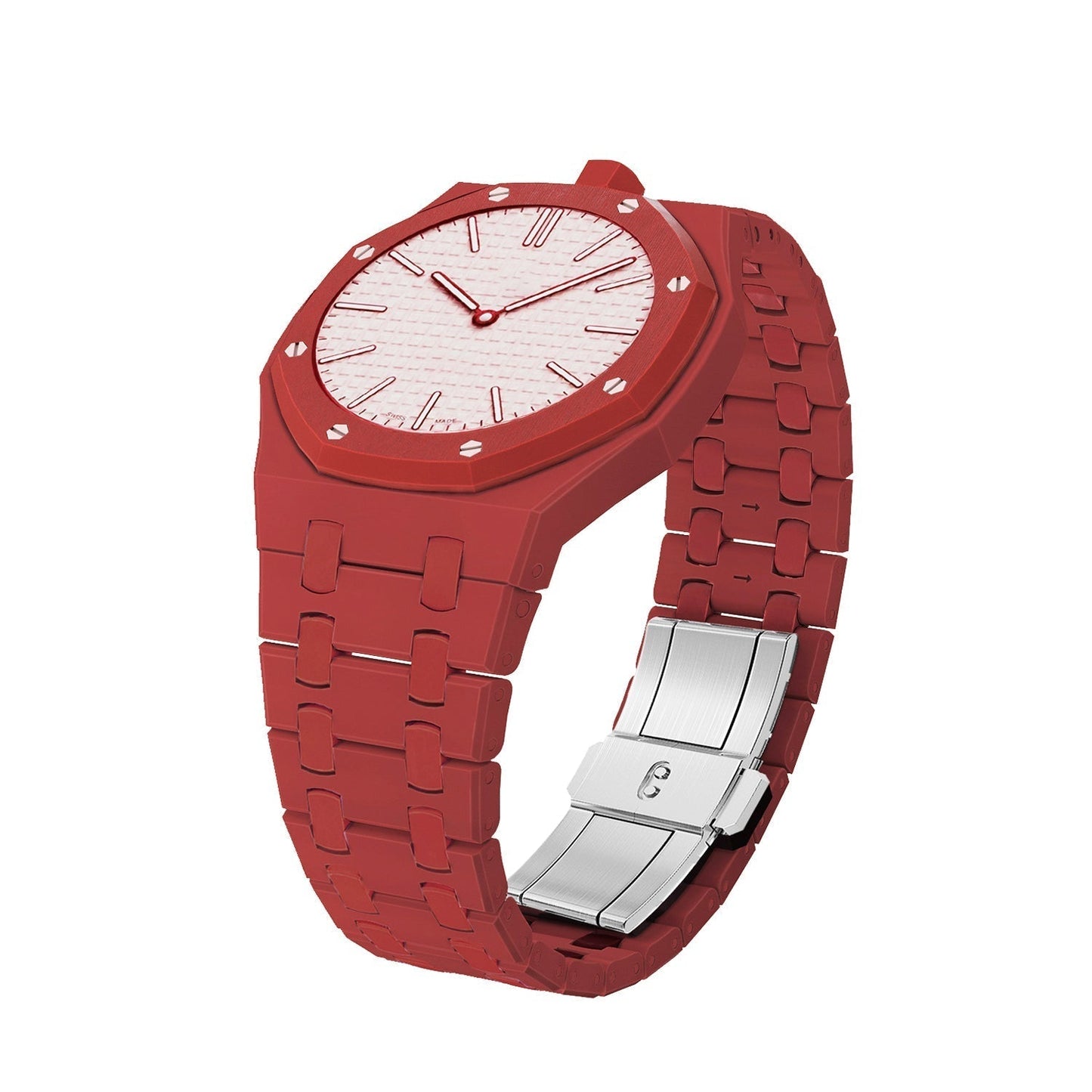 [LunaMar]OAK POP EXCLUSIVE RED BIOCERAMIC STRAP