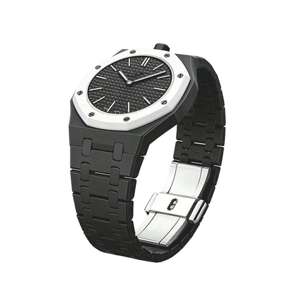 [LunaMar]OAK POP EXCLUSIVE BLACK BIOCERAMIC STRAP