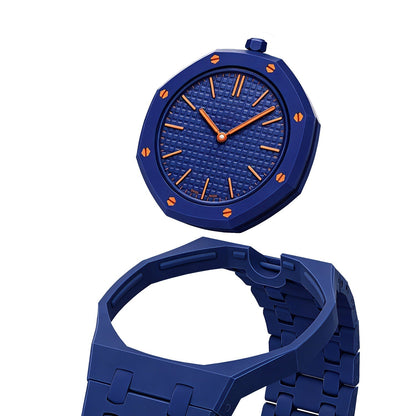 [LunaMar]OAK POP EXCLUSIVE DARK BLUE BIOCERAMIC STRAP