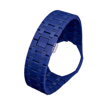 [LunaMar]OAK POP EXCLUSIVE DARK BLUE BIOCERAMIC STRAP