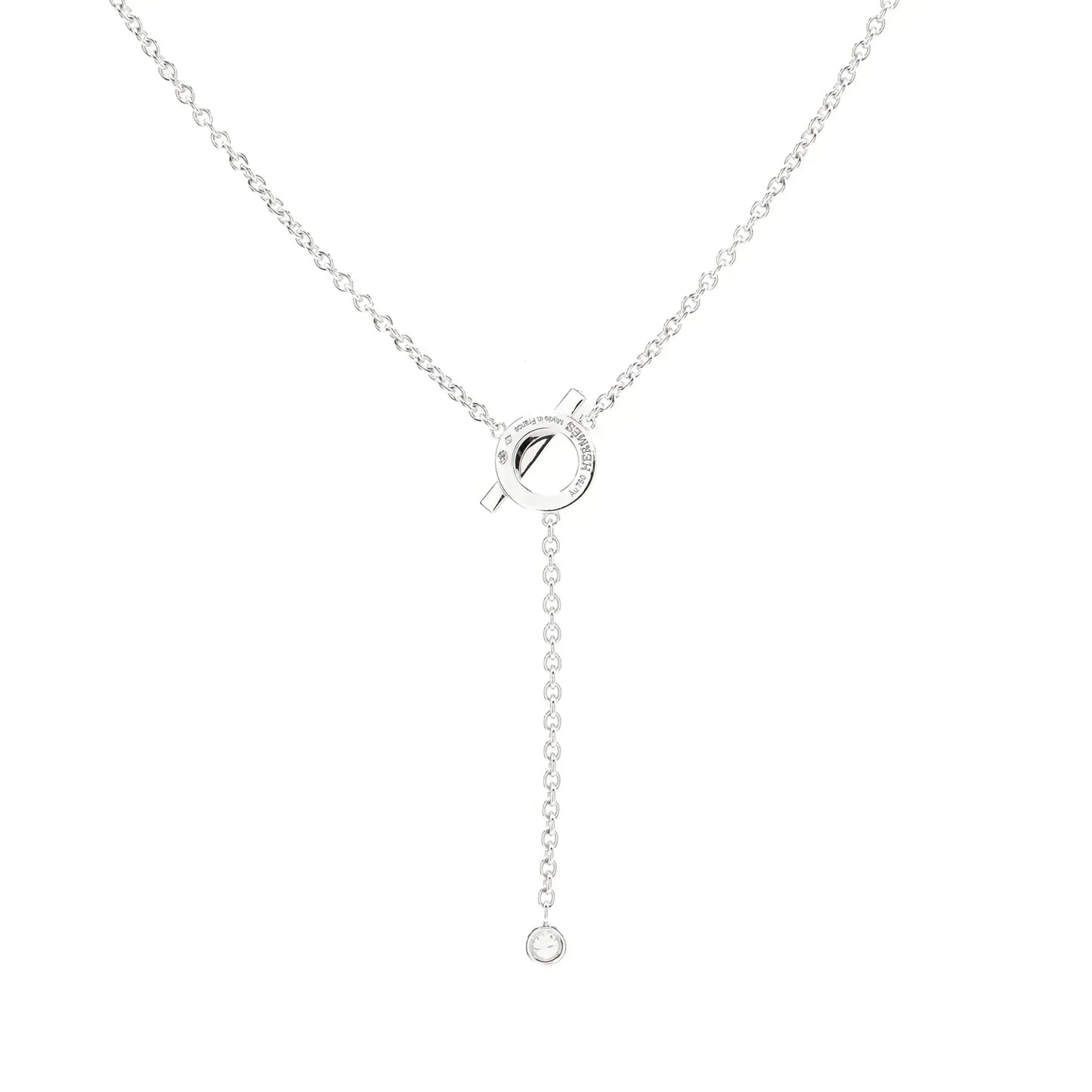 [LunaMar]FINESSE SILVER DIAMOND NECKLACE