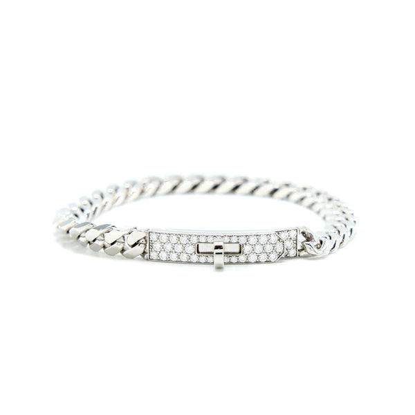 [LunaMar]KELLY CHAIN SILVER DIAMOND BRACELET