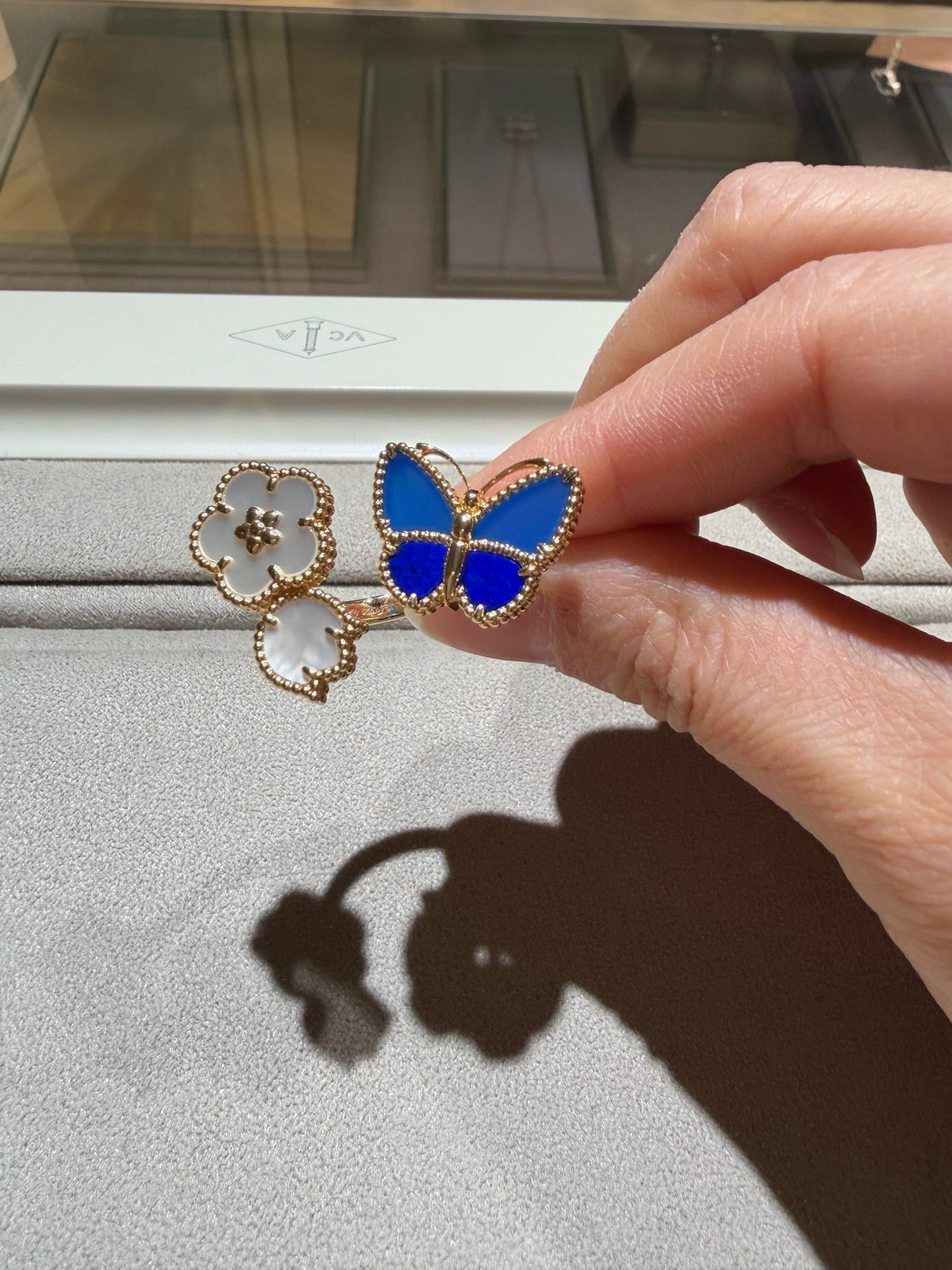 [LunaMar]SPRING BUTTERFLY OPEN RING