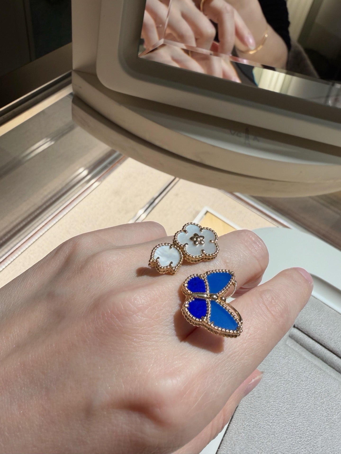 [LunaMar]SPRING BUTTERFLY OPEN RING