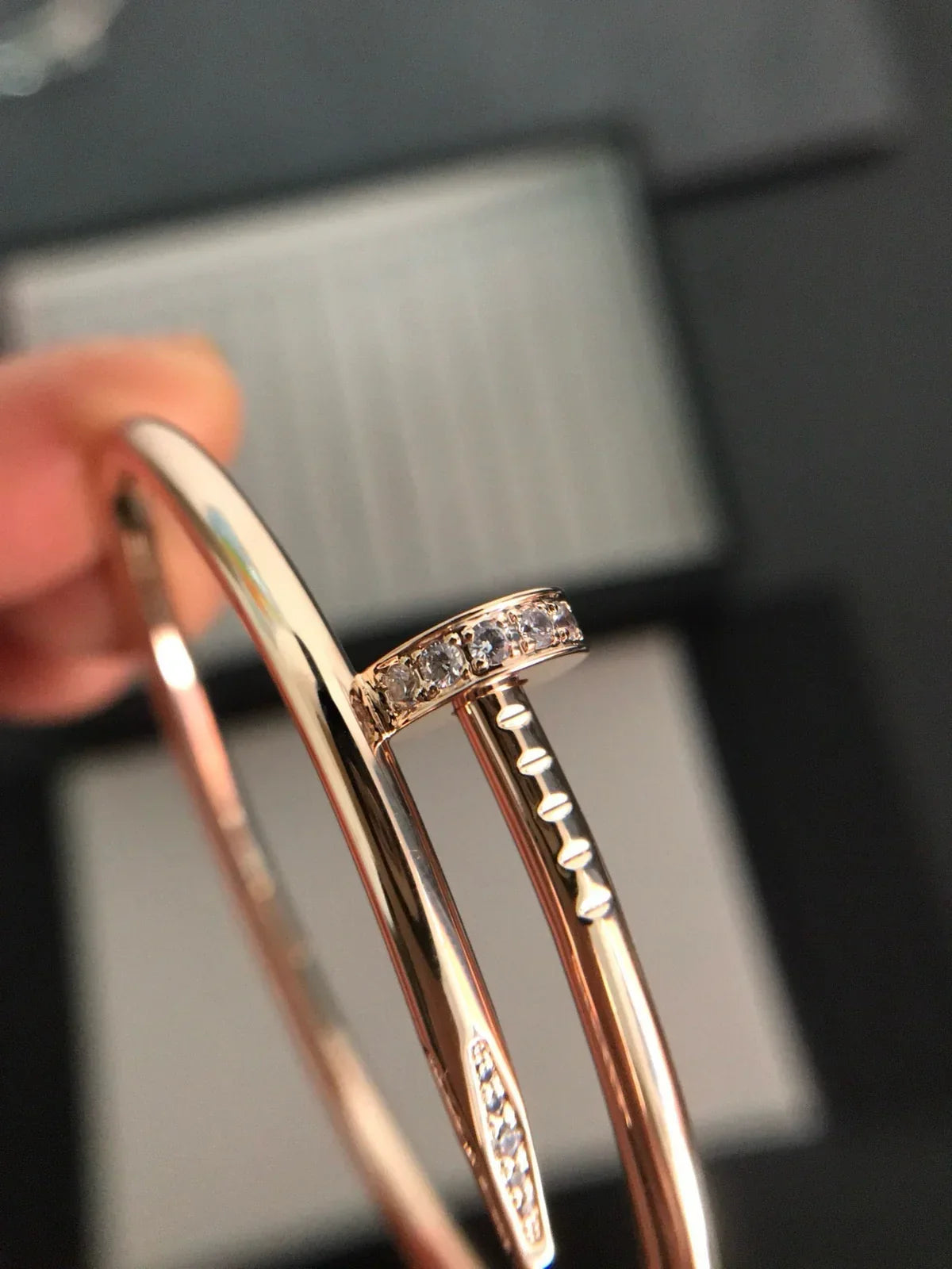 [LunaMar]JUSTE UN CLOU 3.5MM CLASSIC DIAMOND BANGLE