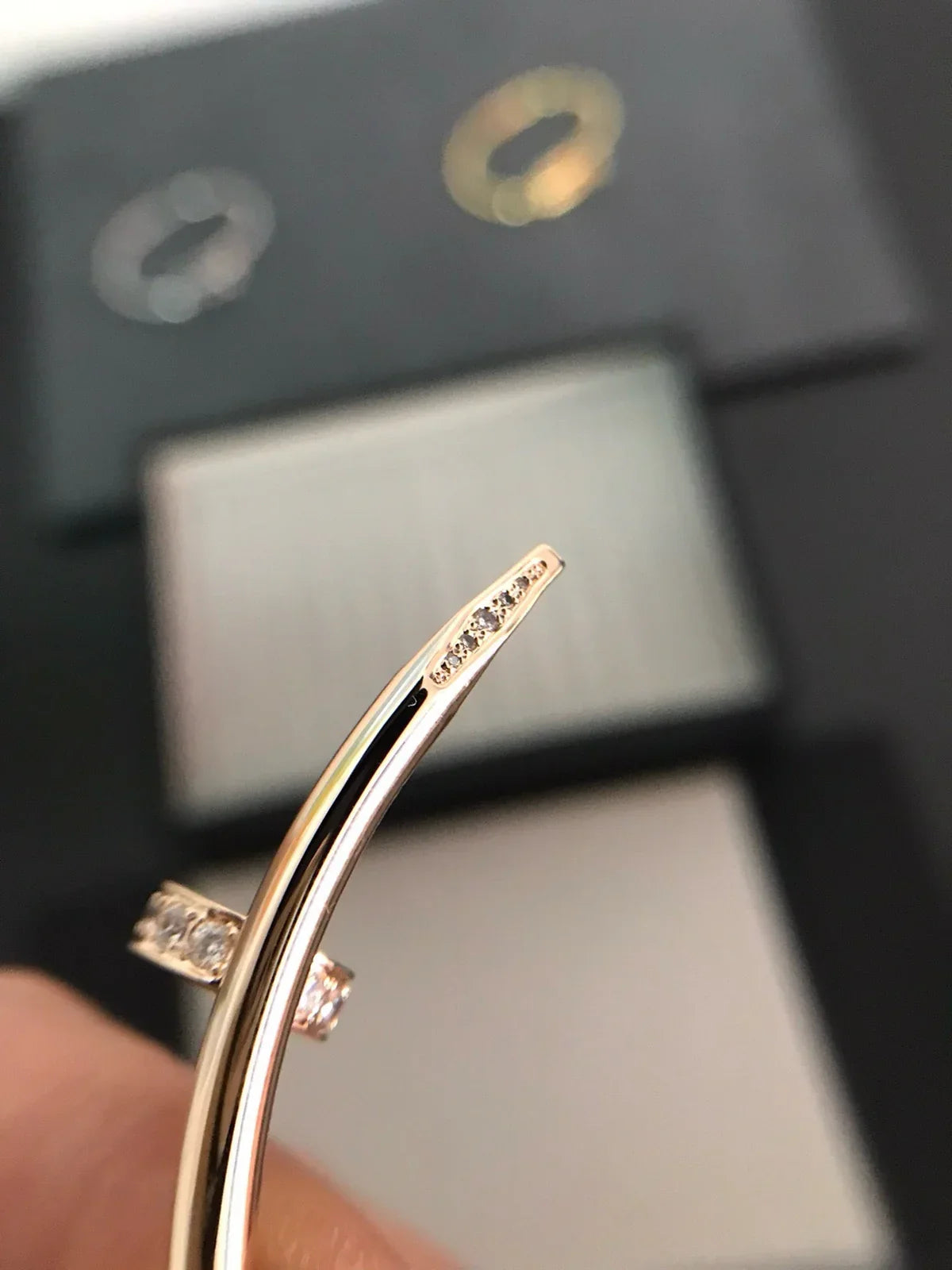 [LunaMar]JUSTE UN CLOU 3.5MM CLASSIC DIAMOND BANGLE