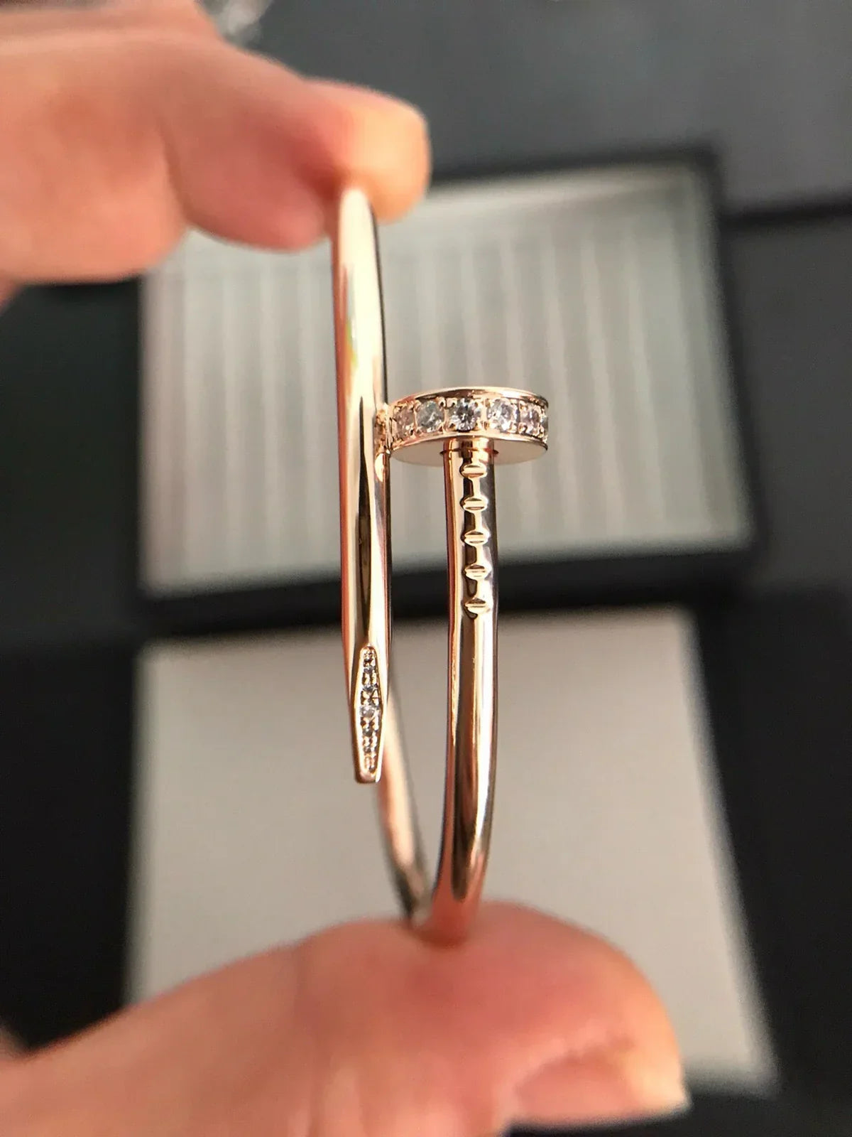 [LunaMar]JUSTE UN CLOU 3.5MM CLASSIC DIAMOND BANGLE