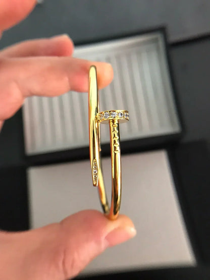 [LunaMar]JUSTE UN CLOU 3.5MM CLASSIC DIAMOND BANGLE