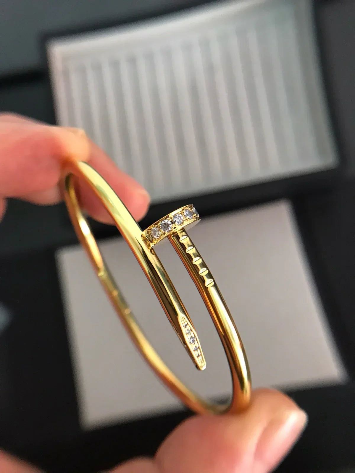 [LunaMar]JUSTE UN CLOU 3.5MM CLASSIC DIAMOND BANGLE