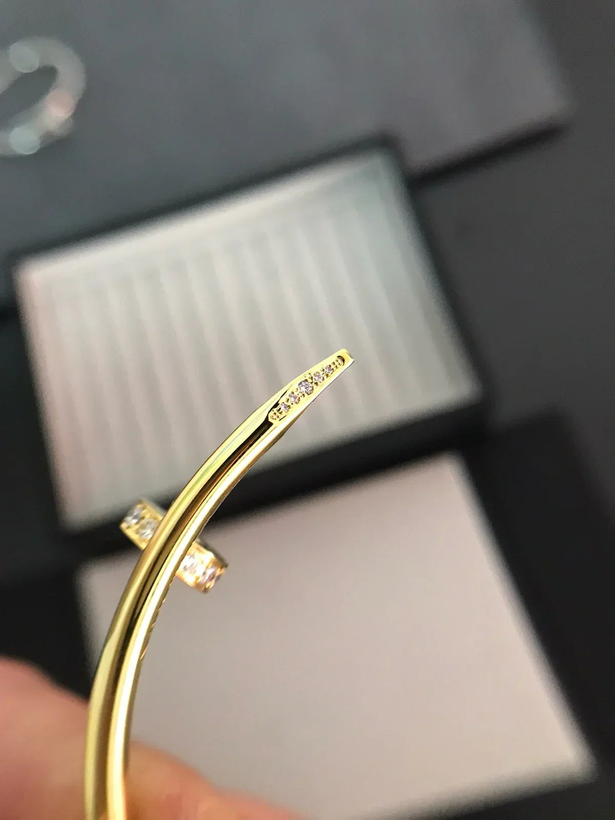[LunaMar]JUSTE UN CLOU 3.5MM CLASSIC DIAMOND BANGLE