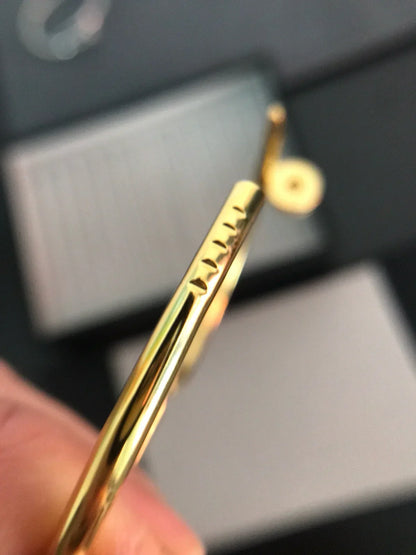 [LunaMar]JUSTE UN CLOU 3.5MM CLASSIC DIAMOND BANGLE