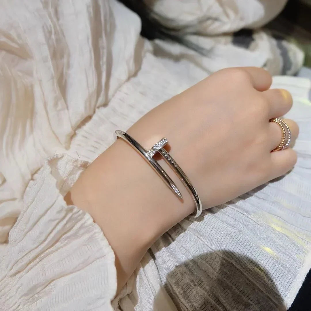 [LunaMar]JUSTE UN CLOU 3.5MM CLASSIC DIAMOND BANGLE