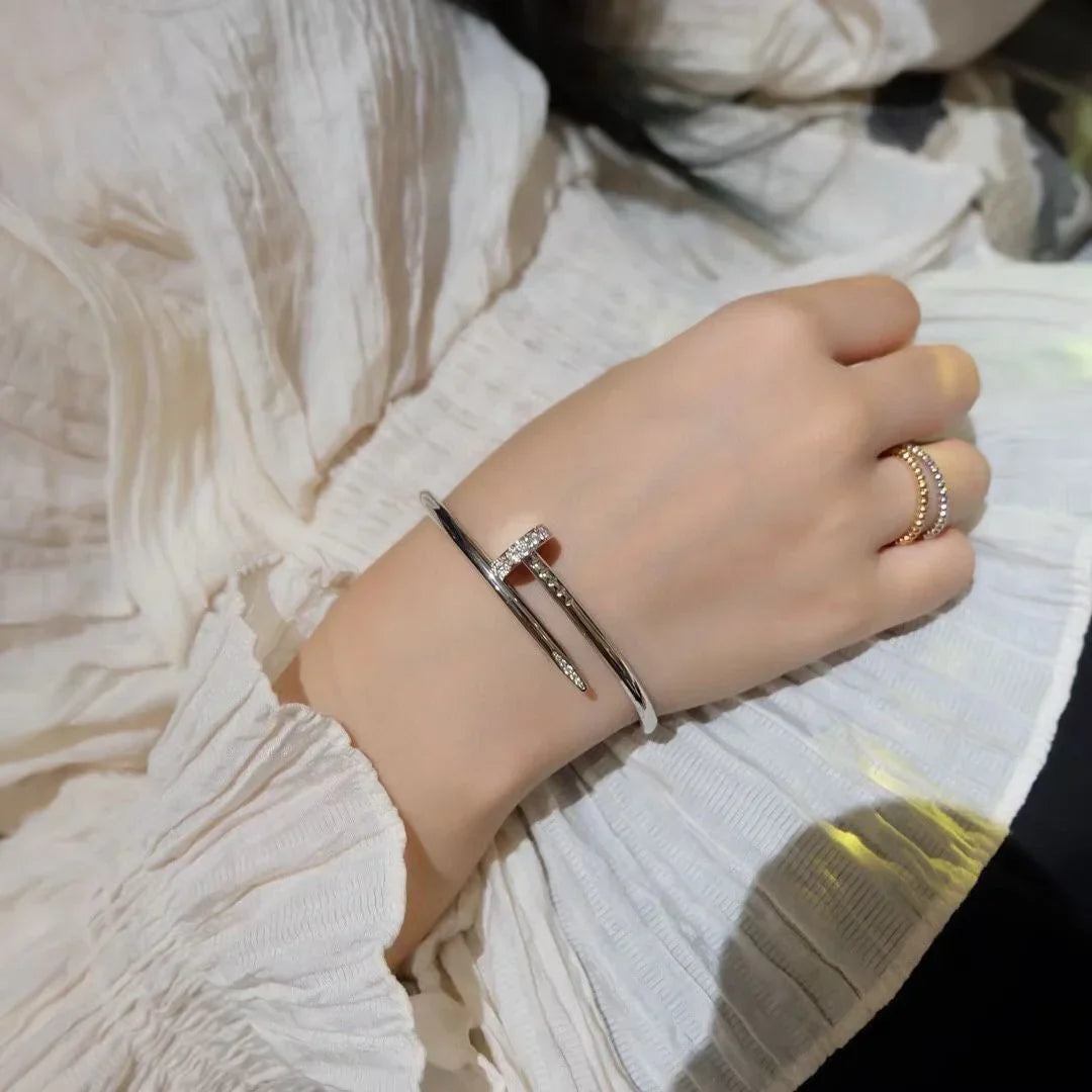 [LunaMar]JUSTE UN CLOU 3.5MM CLASSIC DIAMOND BANGLE