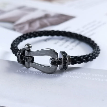 [LunaMar]FORCE LARGE SERIES BLACK SAMURAI BRACELET