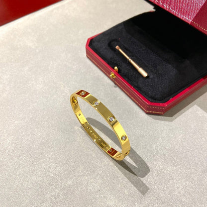 [LunaMar]CLASSIC 6.1MM LOVE BANGLE - 10-DIAMOND