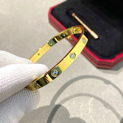 [LunaMar]CLASSIC 6.1MM LOVE BANGLE - 10-DIAMOND