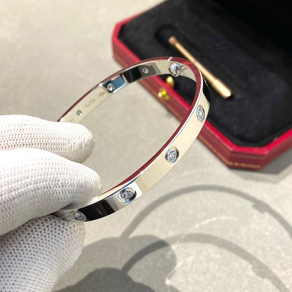 [LunaMar]CLASSIC 6.1MM LOVE BANGLE - 10-DIAMOND