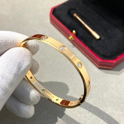 [LunaMar]CLASSIC 6.1MM LOVE BANGLE - 10-DIAMOND