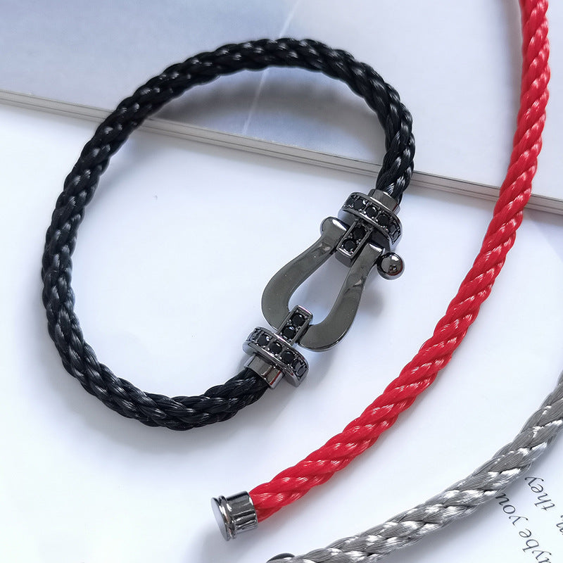 [LunaMar]FORCE LARGE SERIES BLACK SAMURAI BRACELET