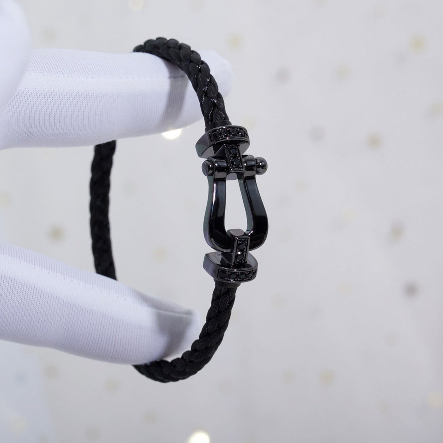 [LunaMar]FORCE LARGE SERIES BLACK SAMURAI BRACELET