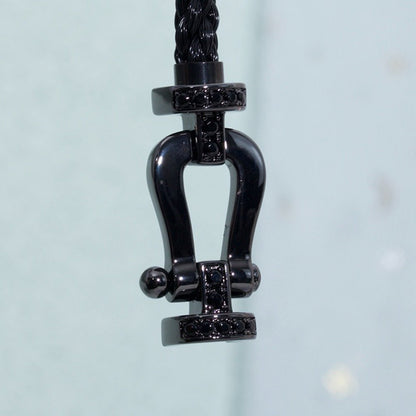 [LunaMar]FORCE LARGE SERIES BLACK SAMURAI BRACELET