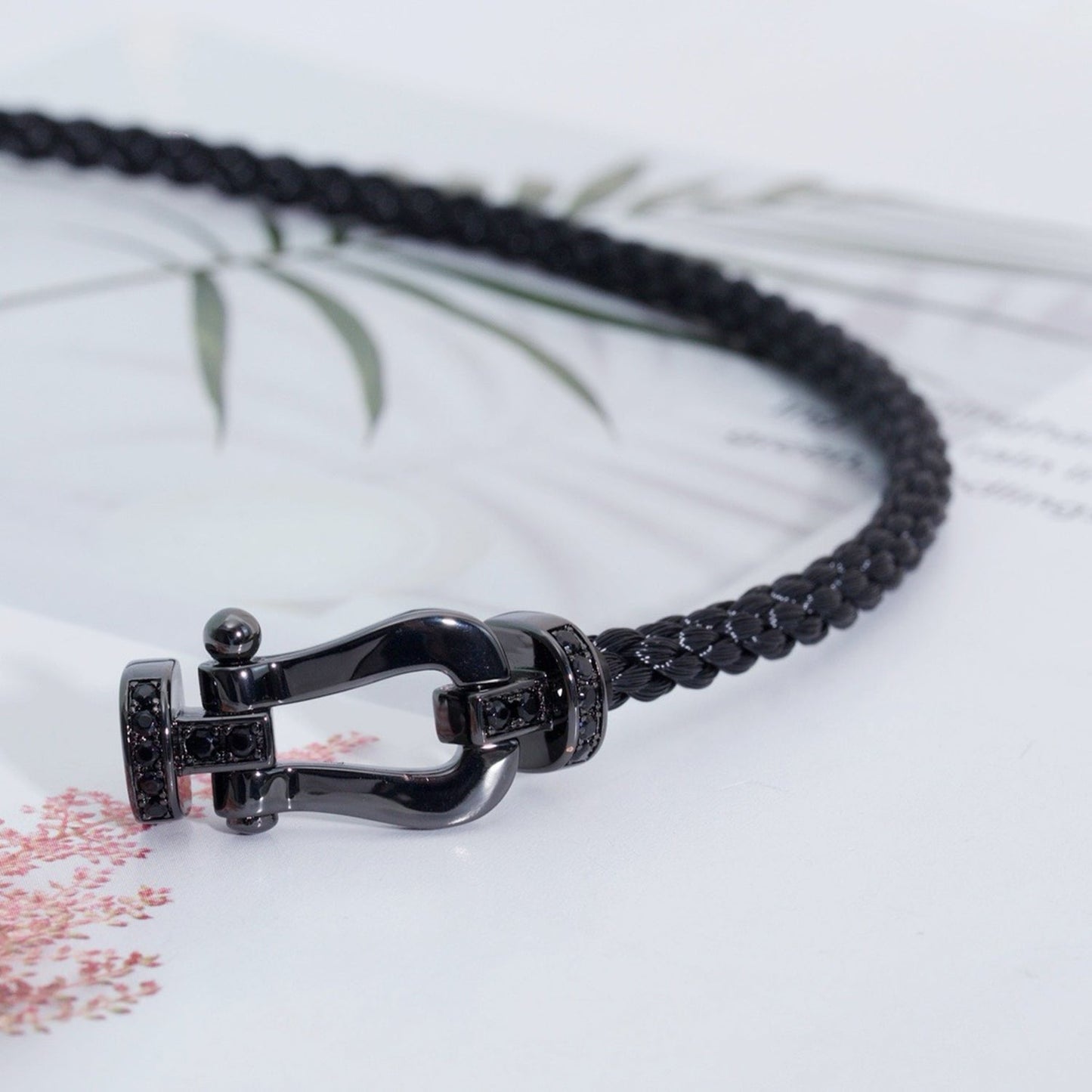 [LunaMar]FORCE LARGE SERIES BLACK SAMURAI BRACELET
