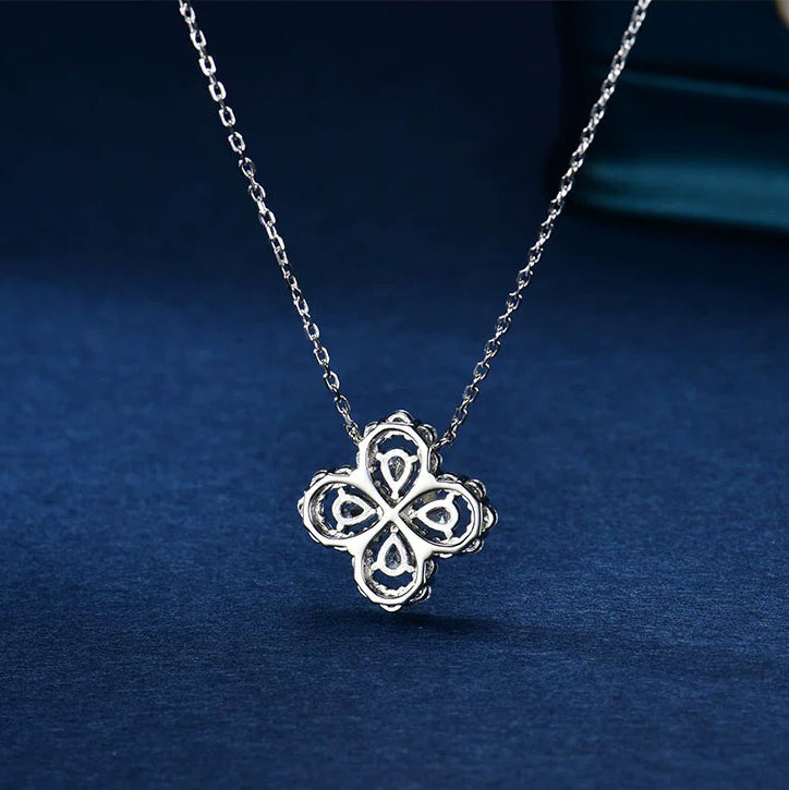 [LunaMar]LOOP NECKLACE FULL MOTIF DIAMOND 16MM MULTIPLE COLORS