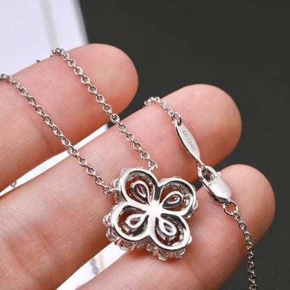 [LunaMar]LOOP NECKLACE FULL MOTIF DIAMOND 16MM MULTIPLE COLORS