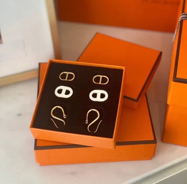 [LunaMar]HM O'MAILLON GOLD EARRINGS