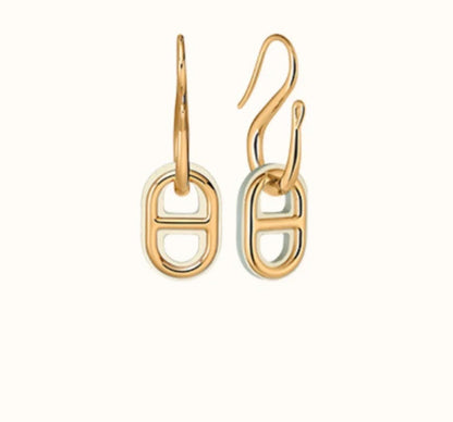 [LunaMar]HM O'MAILLON GOLD EARRINGS
