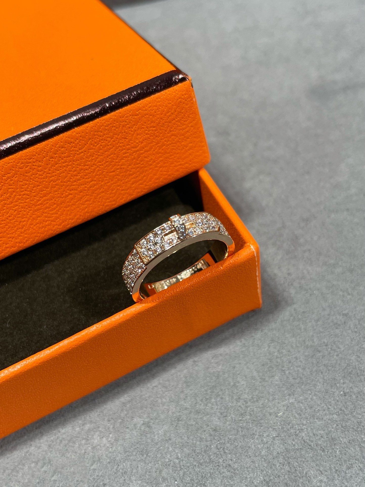 [LunaMar]KELLY ROSE GOLD DIAMOND RING