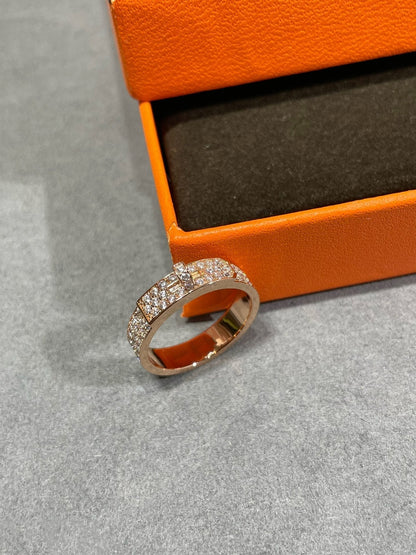 [LunaMar]KELLY ROSE GOLD DIAMOND RING