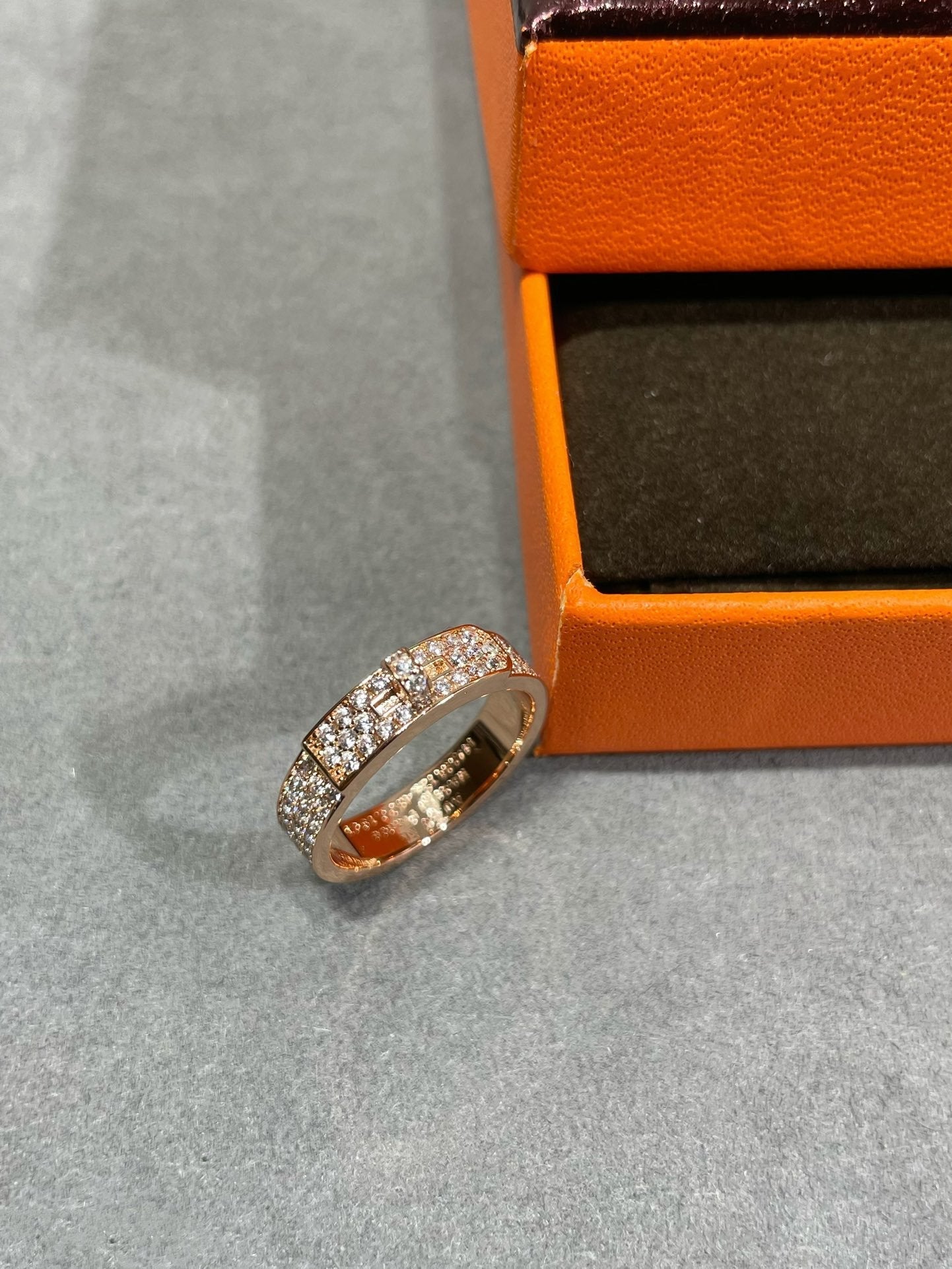 [LunaMar]KELLY ROSE GOLD DIAMOND RING