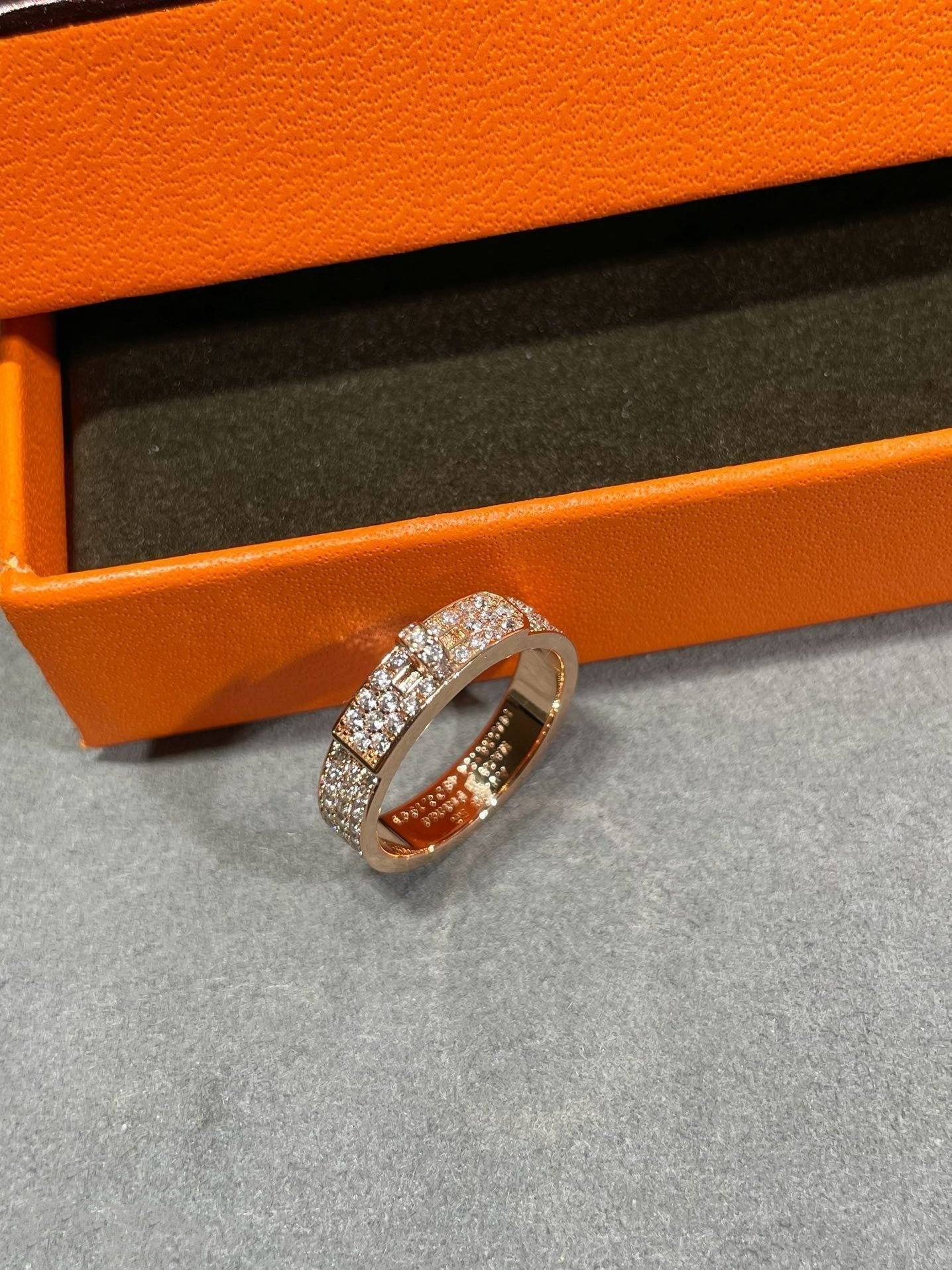 [LunaMar]KELLY ROSE GOLD DIAMOND RING