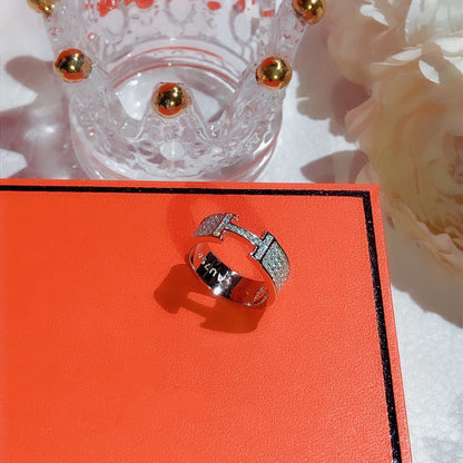 [LunaMar]H RING FULL DIAMOND