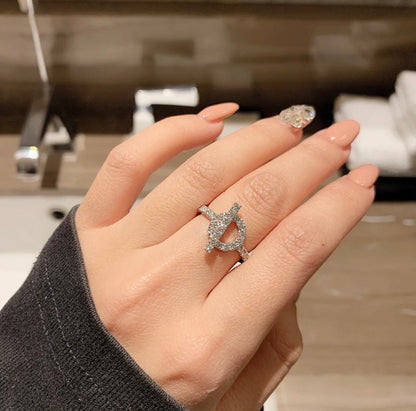 [LunaMar]ECHAPPEE RING SILVER DIAMOND
