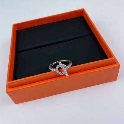 [LunaMar]ECHAPPEE RING SILVER DIAMOND